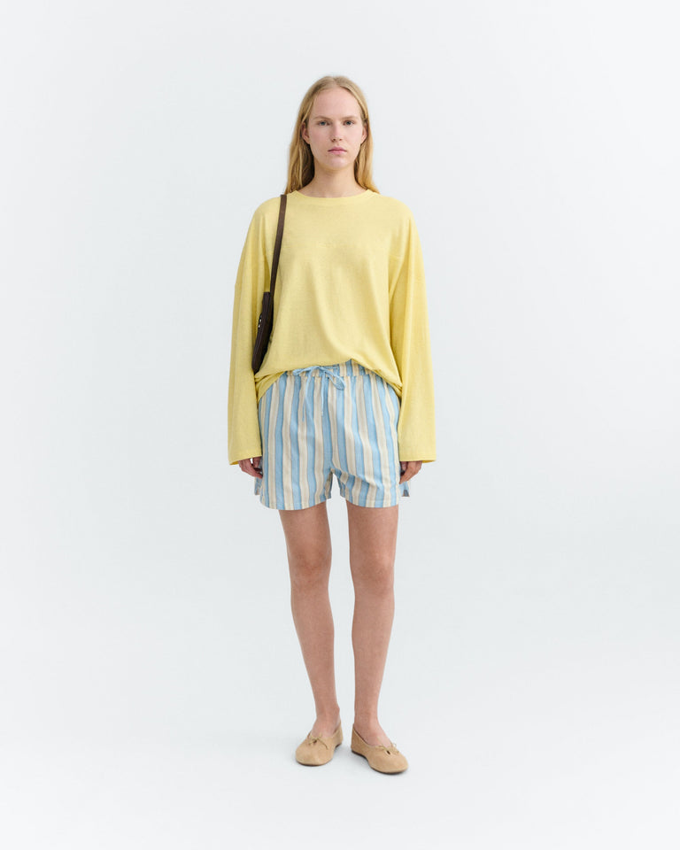 Shorts rayas azul Ger sostenible - 1