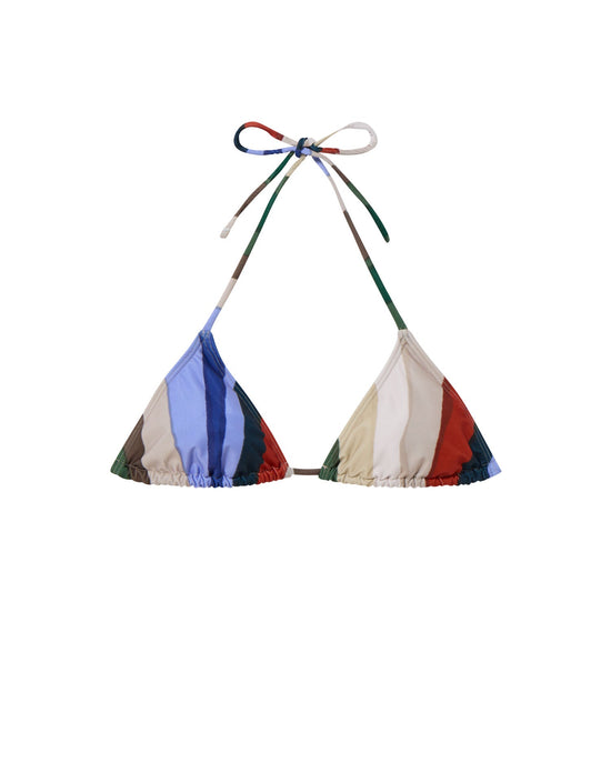 Top bikini multicolor river Calabria sostenible-silueta-1