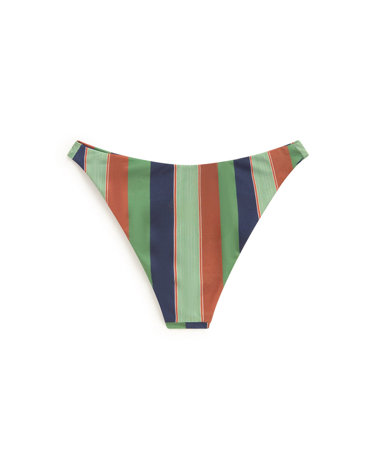 Braguita bikini rayas multicolor Sicilia sostenible silueta - 3