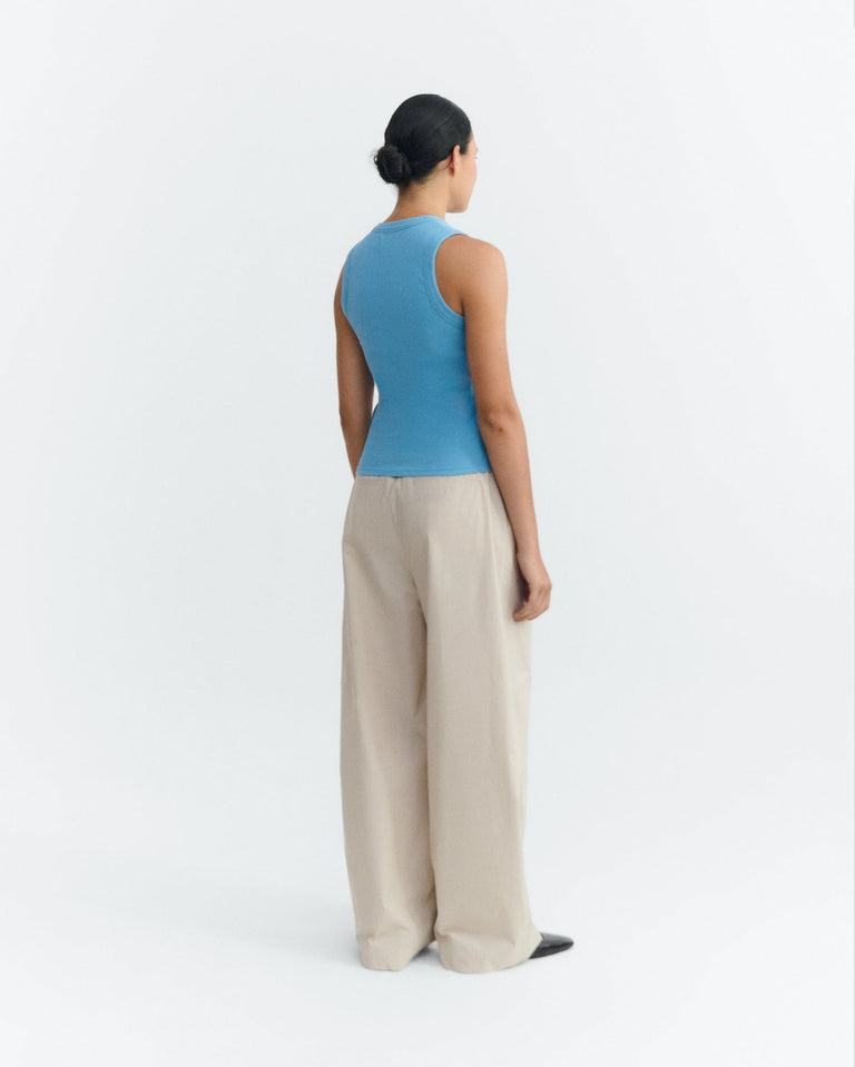 Tank top azul claro Juliette sostenible - 5