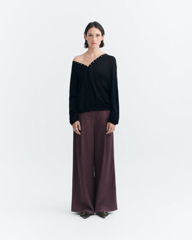 Top oversize punto Nicole sostenible - 1