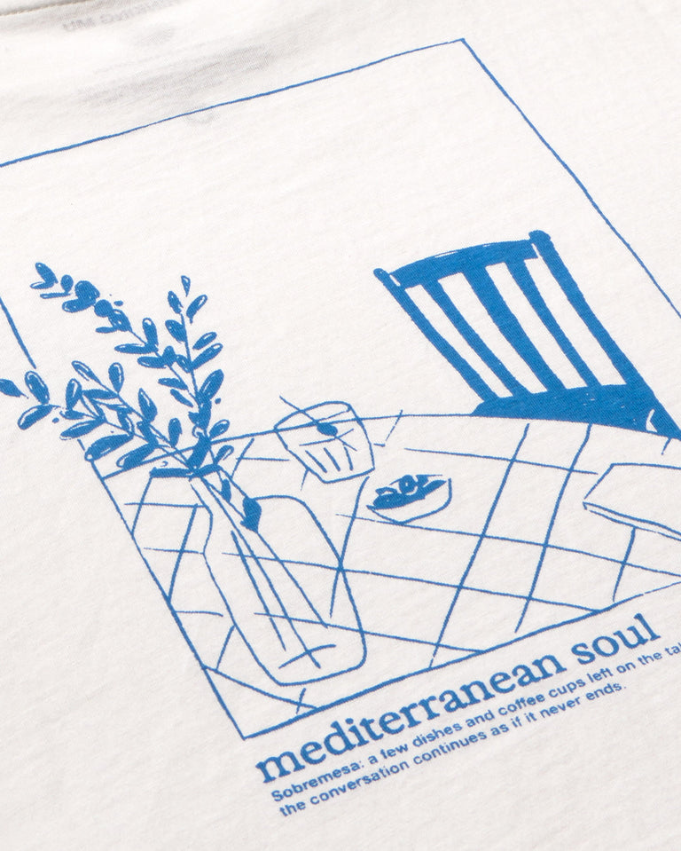 Camiseta blanca sobremesa Lucia sostenible- silueta 2