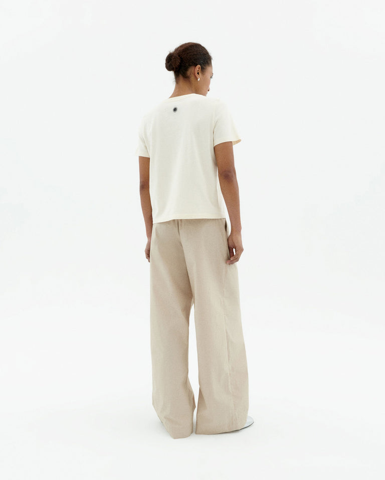 Camiseta blanca classic sol Ida sostenible-4