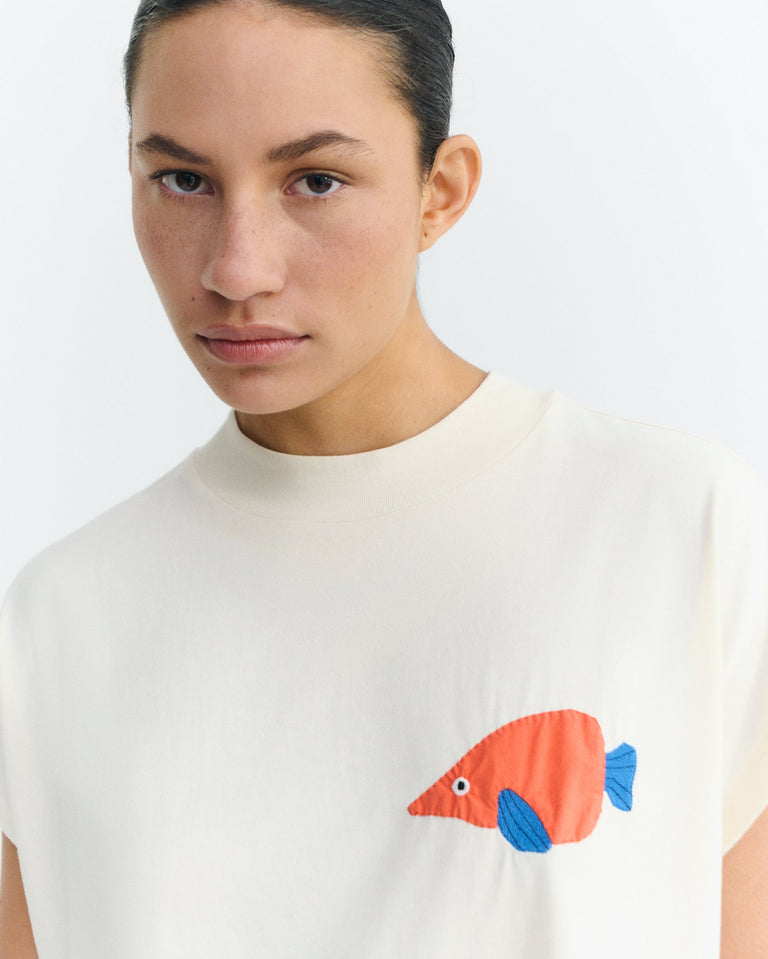 Camiseta patched trompeta Volta sostenible - 2