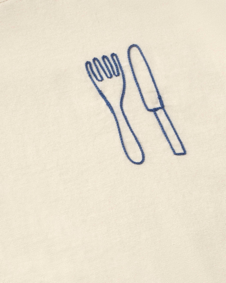 Camiseta bordado a mano coberts Lucia sostenible silueta - 2