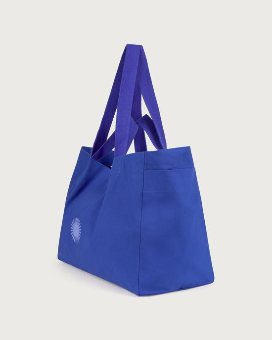 Big blue tote bag Mon