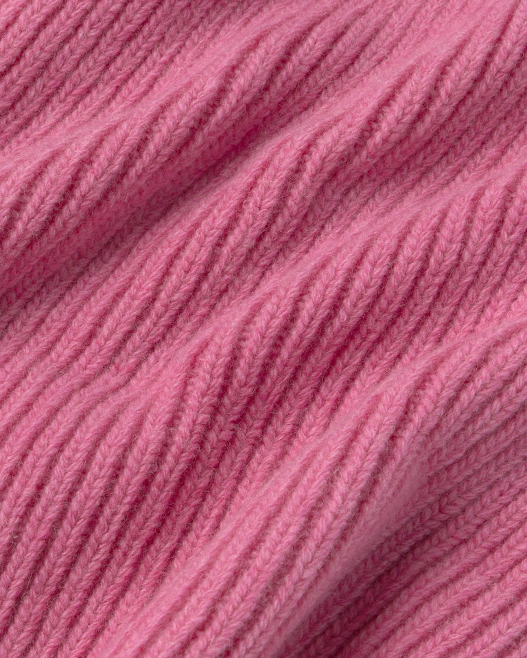 Gorro lana rosa Amor sostenible silueta - 3