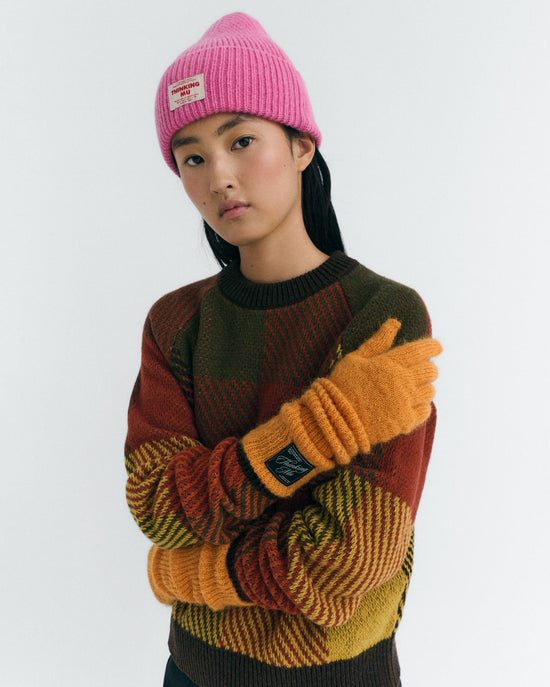 Gorro lana rosa Amor sostenible - 1