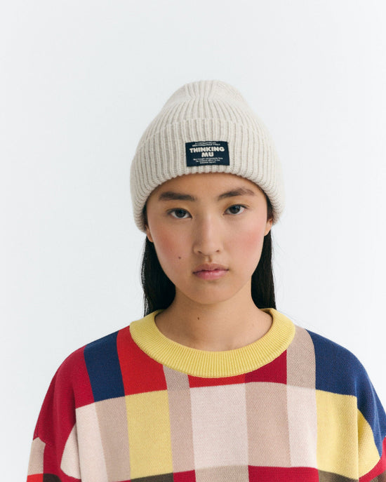 Gorro lana crudo Amor sostenible - 1
