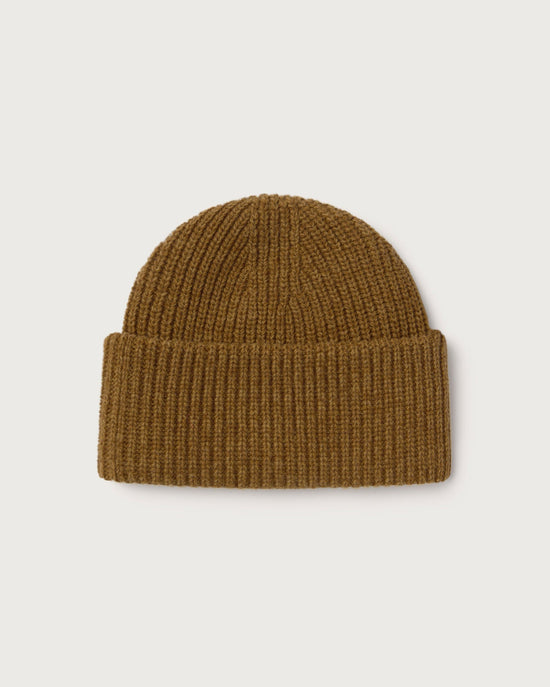 Gorro lana marrón Ruby sostenible silueta - 1