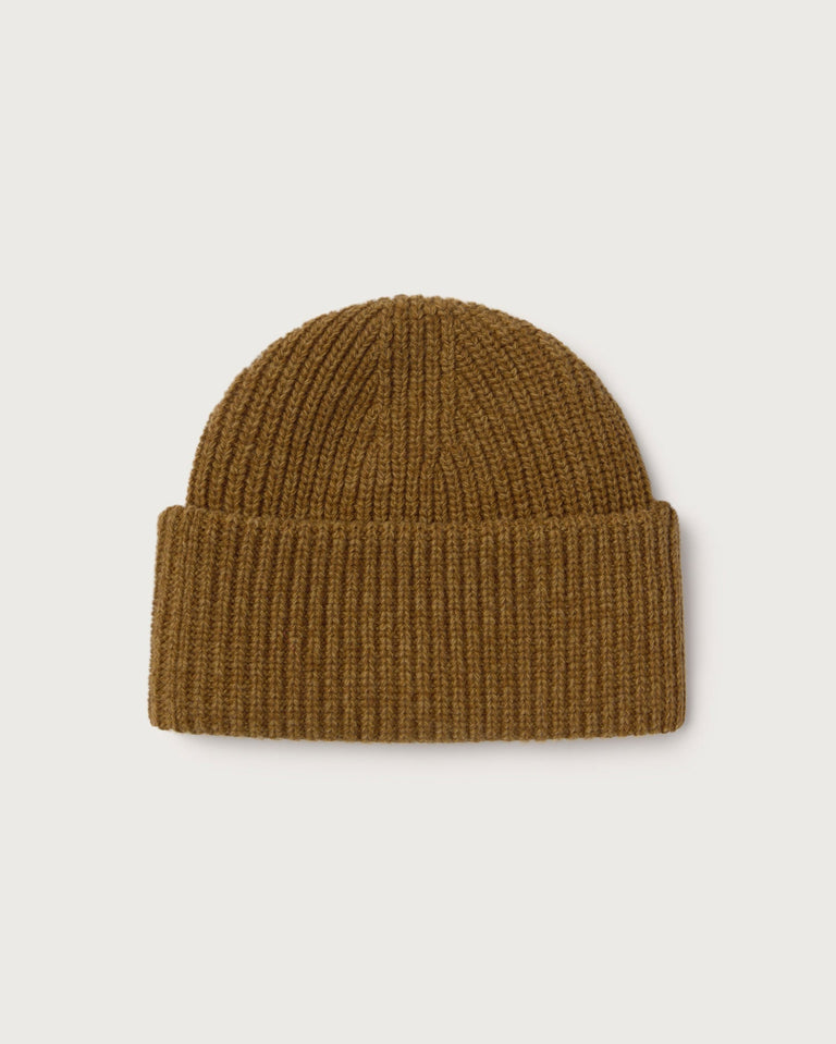 Gorro lana marrón Ruby sostenible silueta - 1