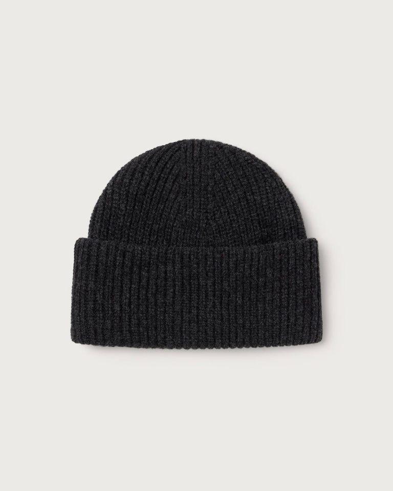 Gorro lana gris Ruby sostenible silueta - 1