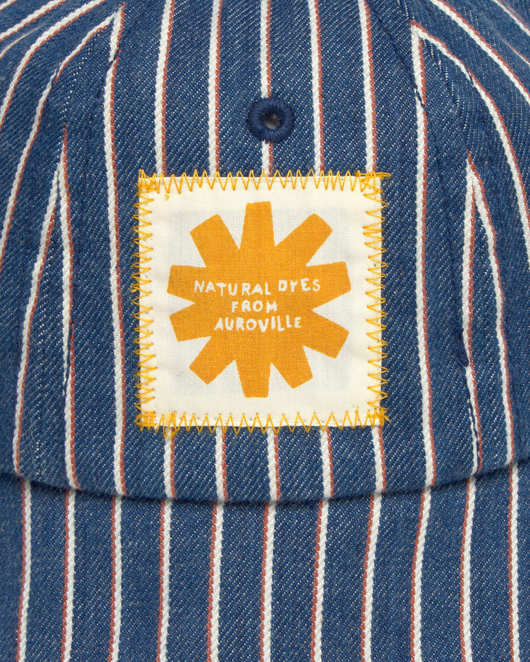 Gorro rayas tinte natural railway Norfeu sostenible silueta - 3